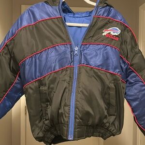 Buffalo billl reversible football jacket